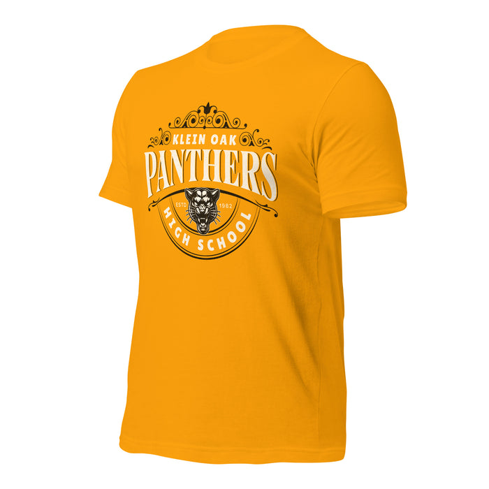 Klein Oak High School Panthers Premium Gold Unisex T-shirt 210a