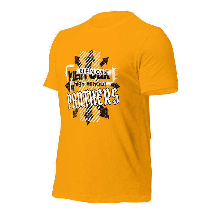 Klein Oak High School Panthers Premium Gold Unisex T-shirt 215a