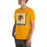 Man wearing Klein Forest High School Golden Eagles Premium Gold Unisex T-shirt 235