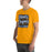 Man wearing Nimitz High School Cougars Gold Premium Unisex T-shirt 253
