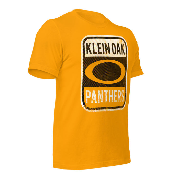 Klein Oak High School Panthers Premium Gold Unisex T-shirt 01