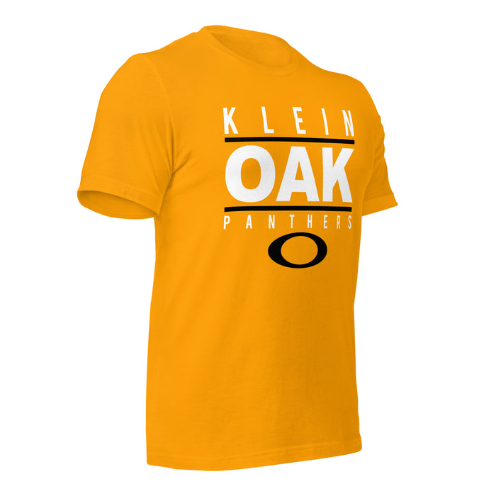 Klein Oak High School Panthers Premium Gold Unisex T-shirt 07