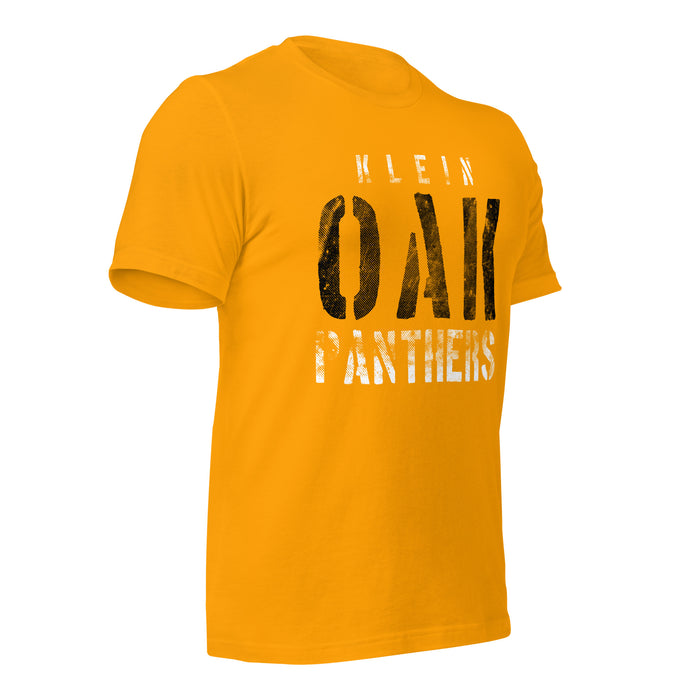 Klein Oak High School Panthers Premium Gold Unisex T-shirt 17