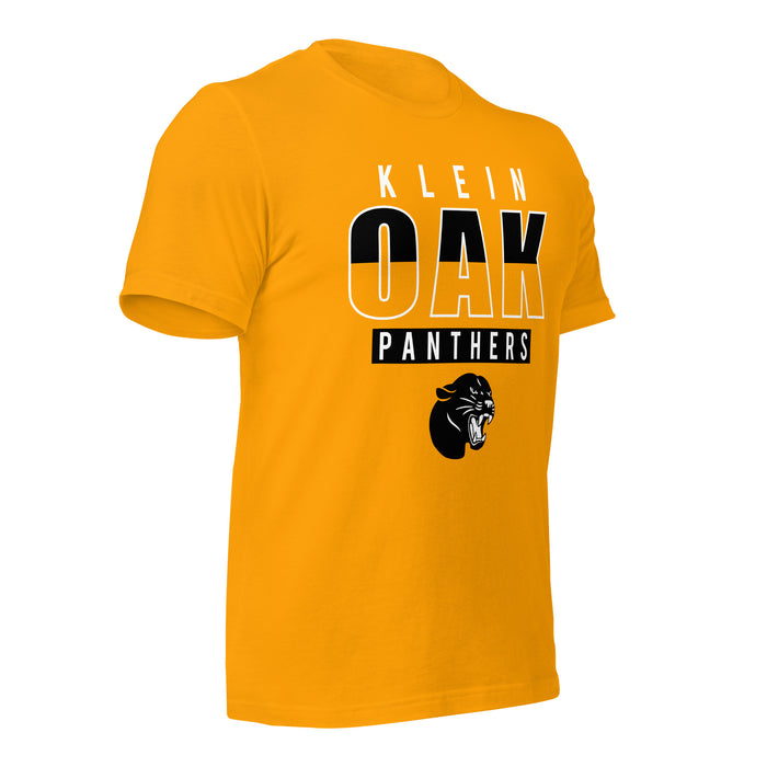 Klein Oak High School Panthers Premium Gold Unisex T-shirt 23