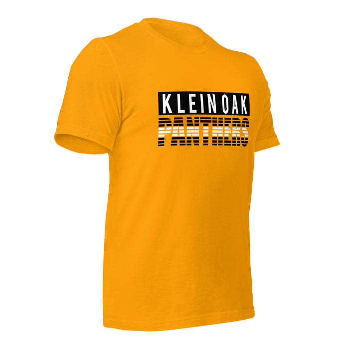 Klein Oak High School Panthers Premium Gold Unisex T-shirt 35