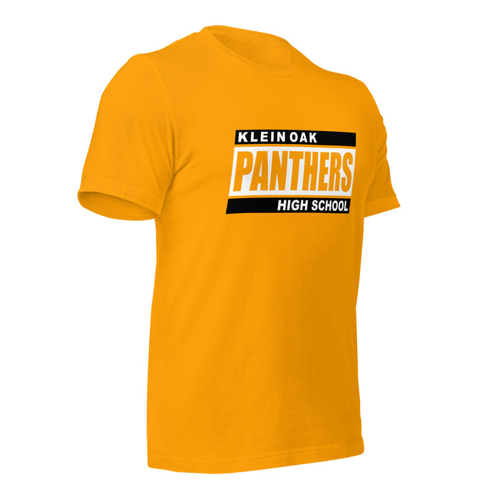 Klein Oak High School Panthers Premium Gold Unisex T-shirt 72