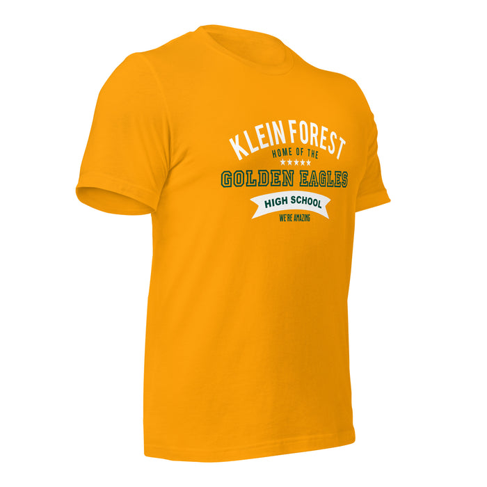 Klein Forest High School Premium Gold Unisex T-shirt 96b