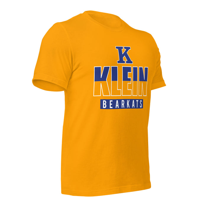 Klein High School Bearkats Premium Gold Unisex T-shirt 23b