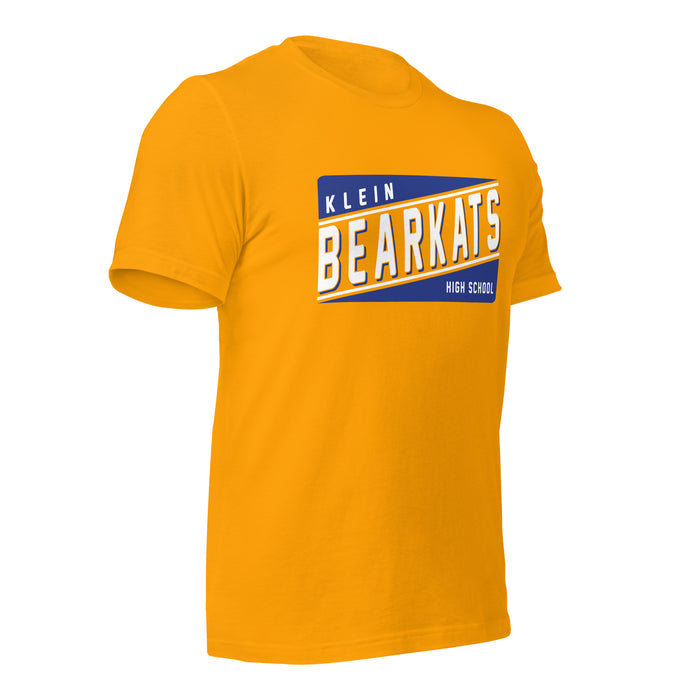 Klein High School Bearkats Premium Gold Unisex T-shirt 84b