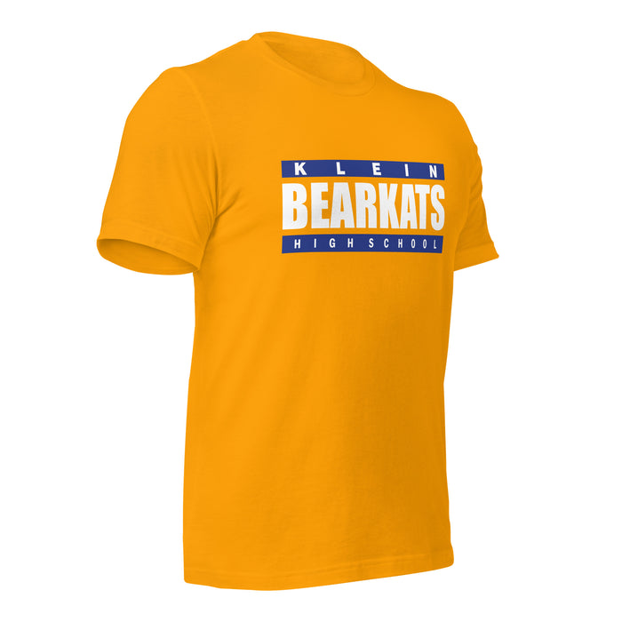 Klein High School Bearkats Premium Gold Unisex T-shirt 98b