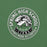 Close-up view of Spring High School Lions Heather Green Premium Unisex T-shirt 215
