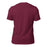 Back view of Round Rock High School Dragons Maroon Premium Unisex T-shirt 240