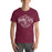 Man wearing Cy-Fair High School Bobcats Maroon Premium T-shirt 211