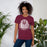 Woman wearing Cy-Fair High School Bobcats Maroon Premium T-shirt 219