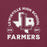 Close-up view of Lewisville High School Farmers Maroon Premium Unisex T-shirt 208