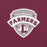 Close-up view of Lewisville High School Farmers Maroon Premium Unisex T-shirt 221