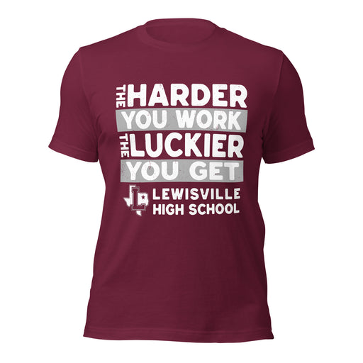 Lewisville High School Farmers Maroon Premium Unisex T-shirt 238