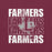 Close-up view of Lewisville High School Farmers Maroon Premium Unisex T-shirt 233