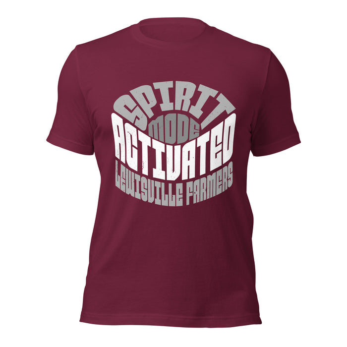 Lewisville High School Farmers Maroon Premium Unisex T-shirt 242