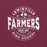 Close-up view of Lewisville High School Farmers Maroon Premium Unisex T-shirt 218