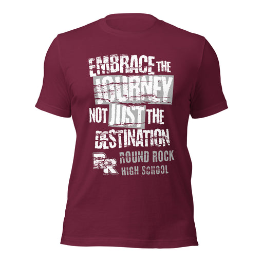 Round Rock High School Dragons Maroon Premium Unisex T-shirt 232