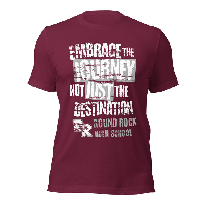 Round Rock High School Dragons Maroon Premium Unisex T-shirt 232