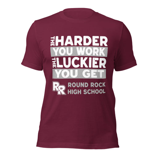 Round Rock High School Dragons Maroon Premium Unisex T-shirt 238