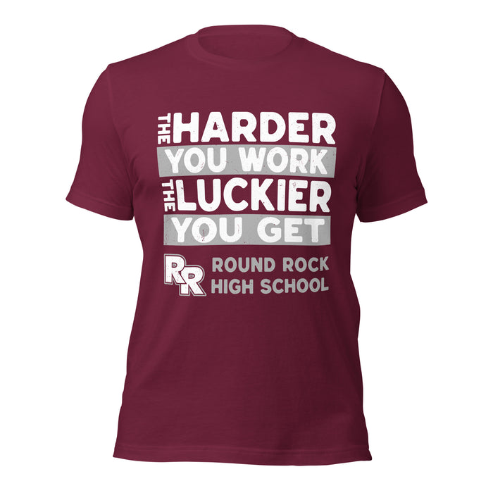 Round Rock High School Dragons Maroon Premium Unisex T-shirt 238