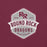 Close-up view of Round Rock High School Dragons Maroon Premium Unisex T-shirt 209