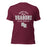 Round Rock High School Dragons Maroon Premium Unisex T-shirt 040