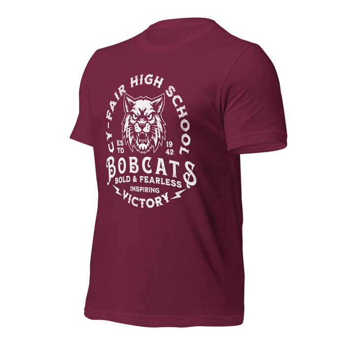 Cy-Fair High School Bobcats Maroon Premium T-shirt 206a