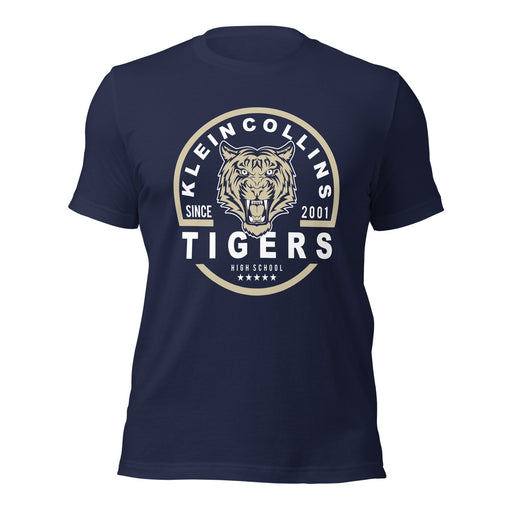 Klein Collins High School Tigers Premium Navy T-shirt 04