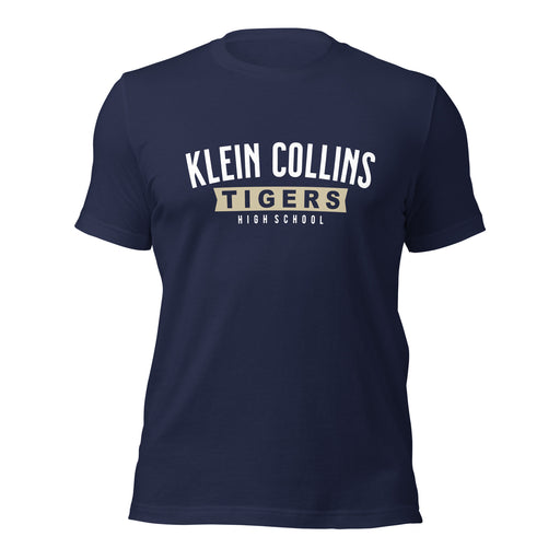 Klein Collins High School Tigers Premium Navy T-shirt 21