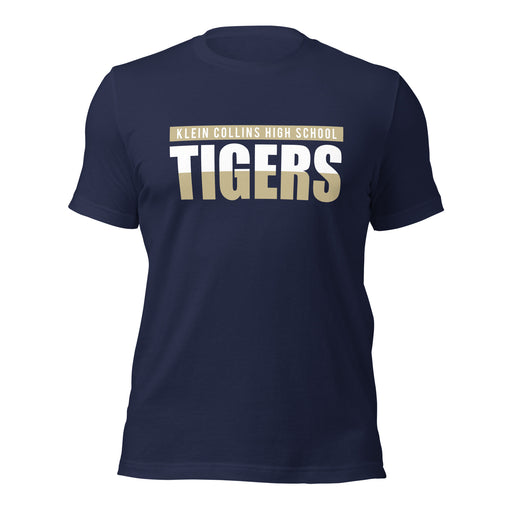 Klein Collins High School Tigers Premium Navy T-shirt 25