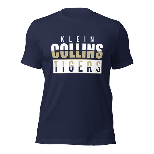 Klein Collins High School Tigers Premium Navy T-shirt 31