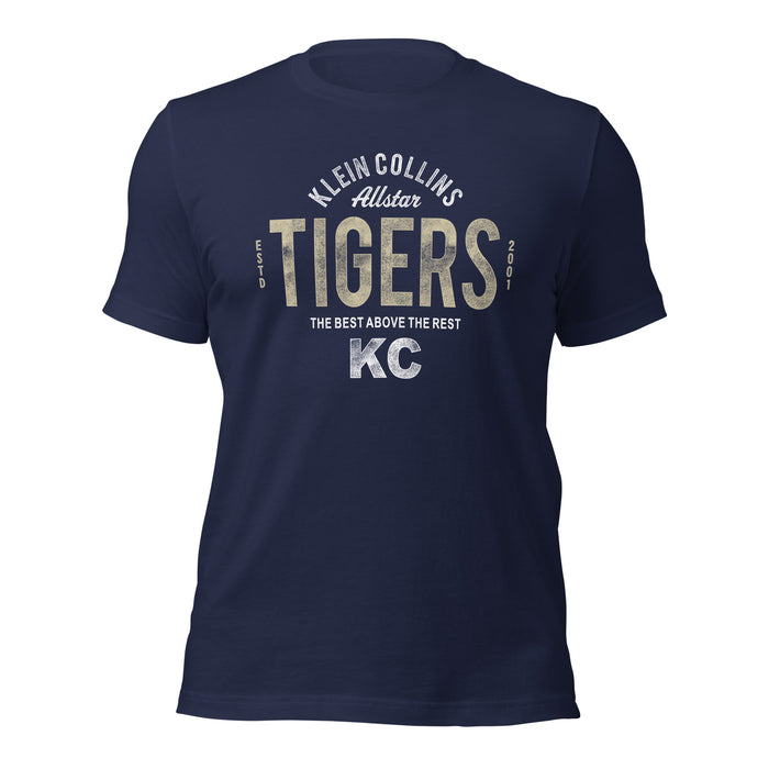 Klein Collins High School Tigers Premium Navy T-shirt 40