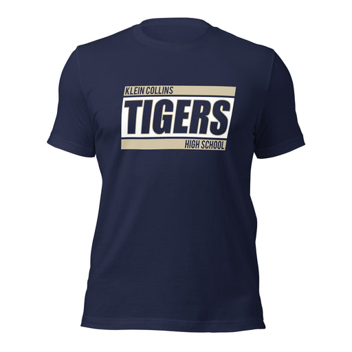 Klein Collins High School Tigers Premium Navy T-shirt 72