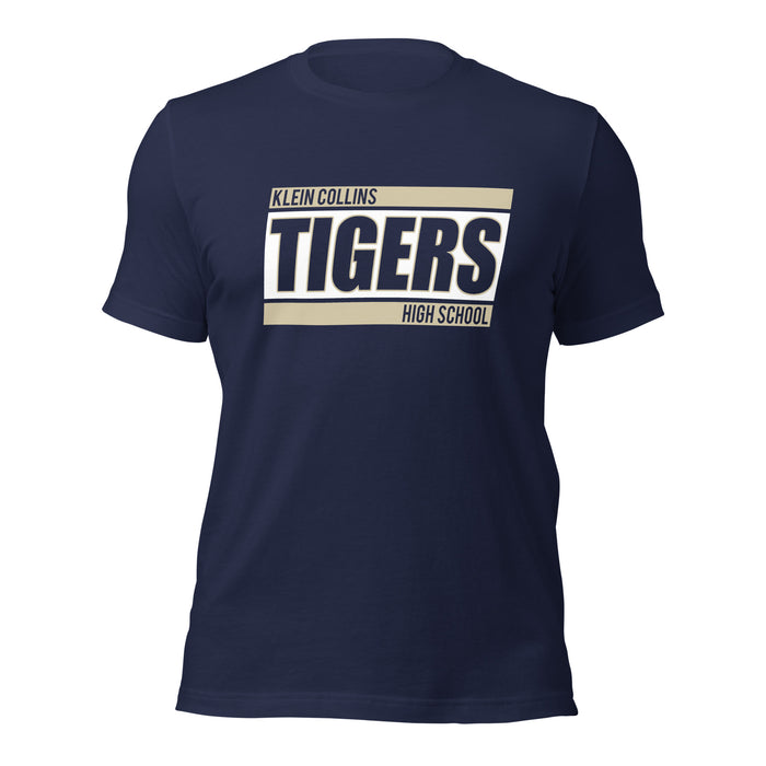 Klein Collins High School Tigers Premium Navy T-shirt 72