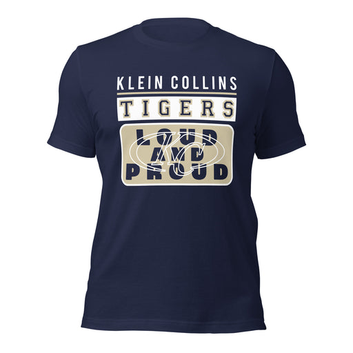 Klein Collins High School Tigers Premium Navy T-shirt 86