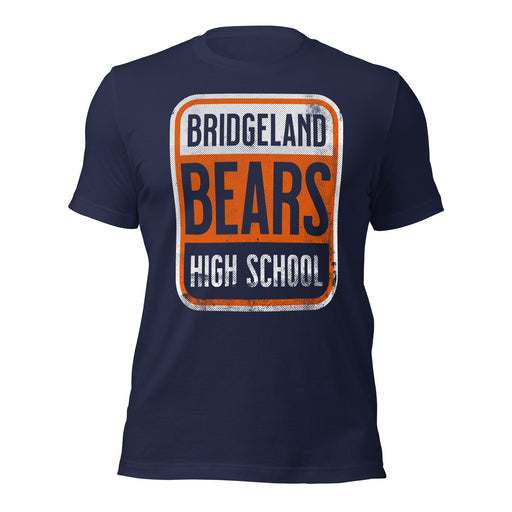 Bridgeland High School Bears Premium Navy Unisex T-shirt 01