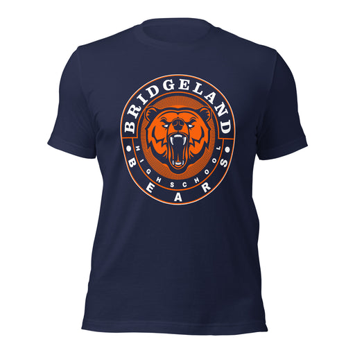 Bridgeland High School Bears Premium Navy Unisex T-shirt 02