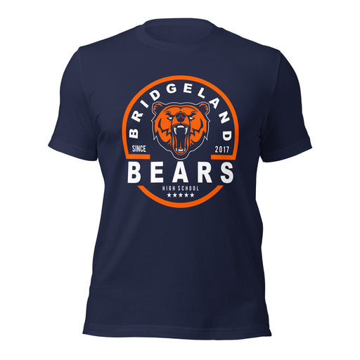 Bridgeland High School Bears Premium Navy Unisex T-shirt 04