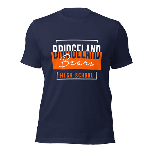 Bridgeland High School Bears Premium Navy Unisex T-shirt 05