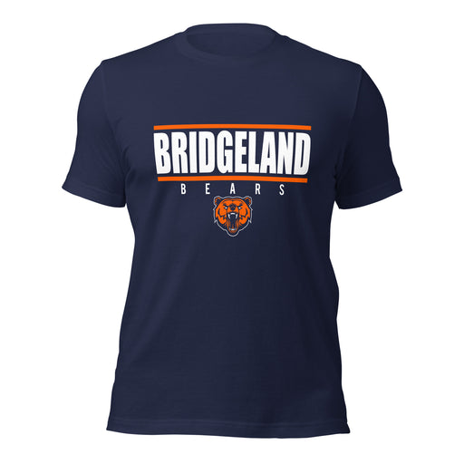 Bridgeland High School Bears Premium Navy Unisex T-shirt 07