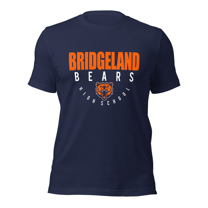 Bridgeland High School Bears Premium Navy Unisex T-shirt 12