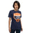 Woman wearing a Bridgeland High School Bears Premium Navy Unisex T-shirt 14