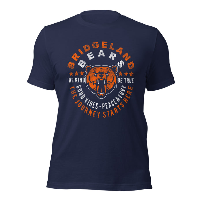 Bridgeland High School Bears Premium Navy Unisex T-shirt 16