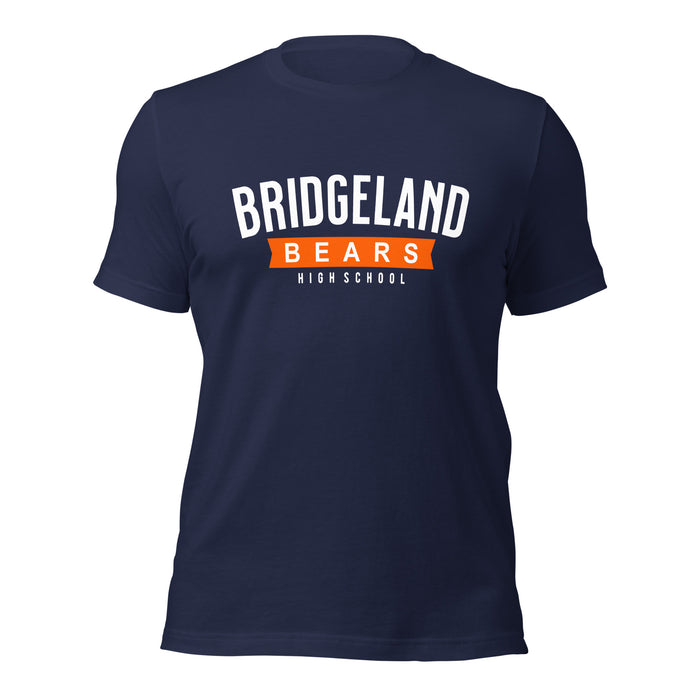 Bridgeland High School Bears Premium Navy Unisex T-shirt 21