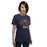 Woman wearing a Bridgeland High School Bears Premium Navy Unisex T-shirt 40