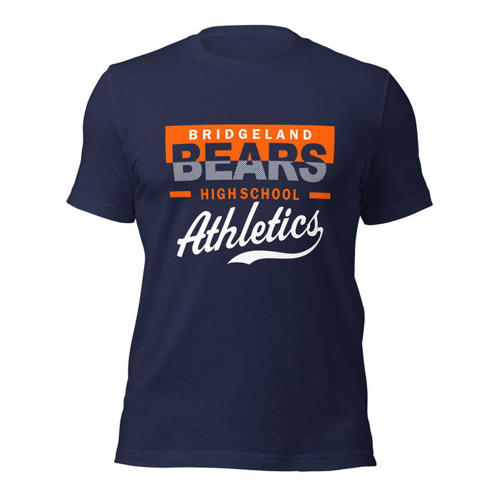 Bridgeland High School Bears Premium Navy Unisex T-shirt 48